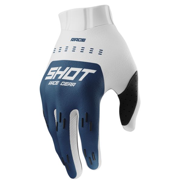 Guanti Cross SHOT Race Kid Evo Blu petrolio