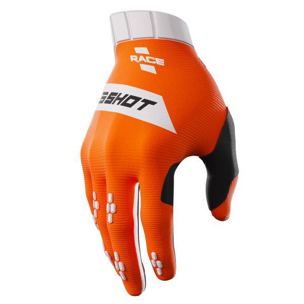 Guanti Cross SHOT Race Orange Bambino