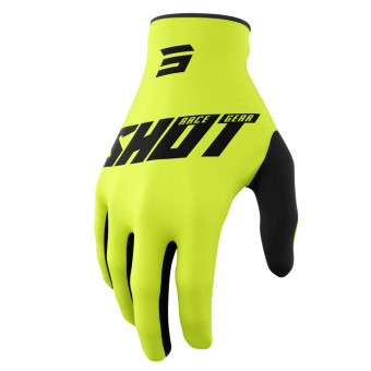 Guanti Cross SHOT Raw Burst Neon Yellow Gloves