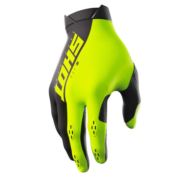 Guanti Cross SHOT Trainer CE 3.0 Black Neon Yellow