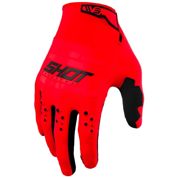 Guanti Cross SHOT Vision Glove Red