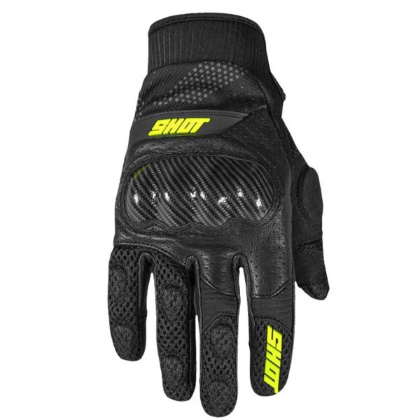 Guanti Cross SHOT Stunter Neon Yellow CE