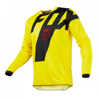 Maglia Cross FOX 180 Master Yellow Bambino 005