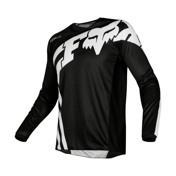 Maglia Cross FOX 180 Cota Nero Bianco