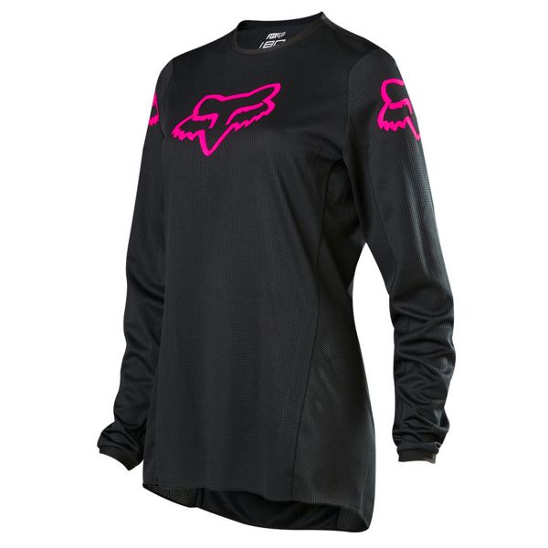 Maglia Cross FOX 180 Prix Girls Black Pink