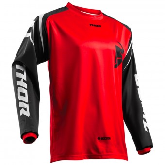 Maglia Cross Thor Sector Zones Red Bambino