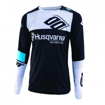 Maglia Cross SHOT Aerolite Replica Husqvarna Blu Grigio