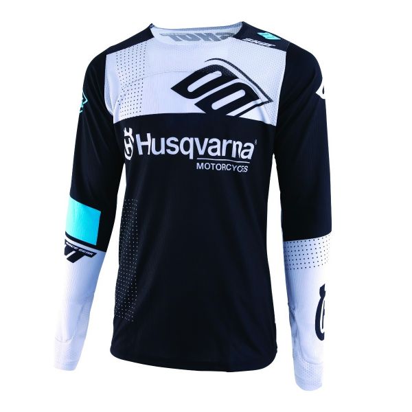 Maglia Cross SHOT Aerolite Replica Husqvarna Blu Grigio