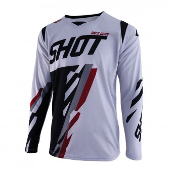 Maglia Cross SHOT Contact Score Grigio Bordeaux