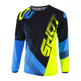 Maglia Cross SHOT Devo Ultimate Blu Neon Giallo Bambino Maglia Cross SHOT Devo Ultimate Blu Neon Giallo Bambino