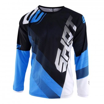 Maglia Cross SHOT Devo Ultimate Nero Ciano Bambino Maglia Cross SHOT Devo Ultimate Nero Ciano Bambino