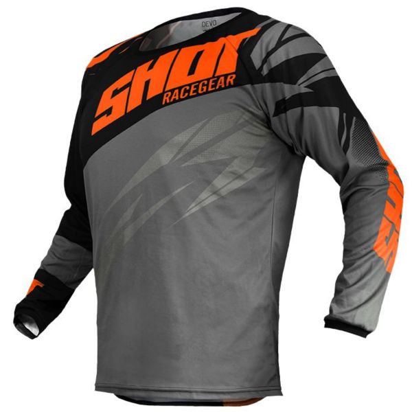 Maglia Cross SHOT Devo Ventury Grey Neon Orange