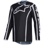 Maglia Cross Alpinestars Fluid Apex Jersey Black Gray