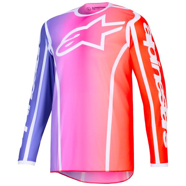 Maglia Cross Alpinestars Fluid Apex Jersey Multicolor