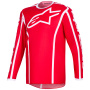 Maglia Cross Alpinestars Fluid Apex Jersey Red White