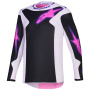 Maglia Cross Alpinestars Fluid Grid Jersey Black Light Gray Purple
