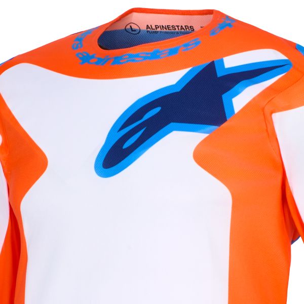 Alpinestars Fluid Grid Jersey Orange Ucla Blue