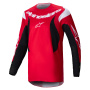 Maglia Cross Alpinestars Fluid Haul Bright Red Black