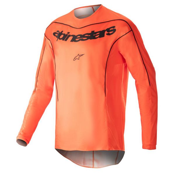 Maglia Cross Alpinestars Fluid Lurv Hot Orange Black