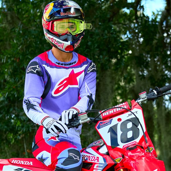 Alpinestars Fluid Wurx Purple Bright Red