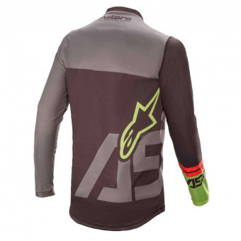 Alpinestars Racer Compass Black Yellow Fluo Coral Bambino