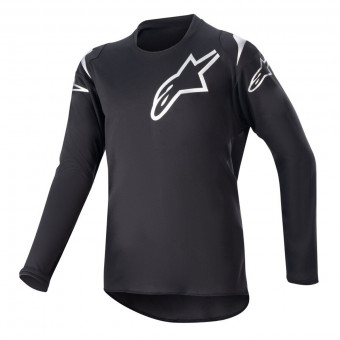 Maglia Cross Alpinestars Racer Graphite Black Reflective Bambino