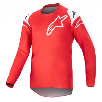 Maglia Cross Alpinestars Racer Narin Mars Red White Bambino