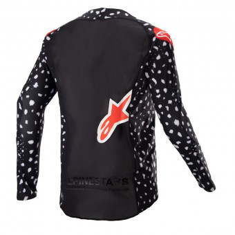Alpinestars Racer North Black Neon Red Bambino