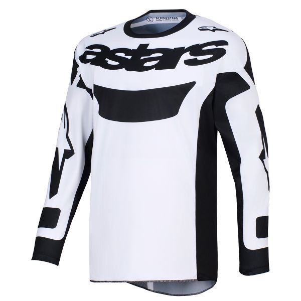 Maglia Cross Alpinestars Racer Riway Jersey White Black