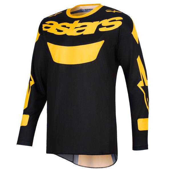 Maglia Cross Alpinestars Racer Riway Jersey Yellow Black
