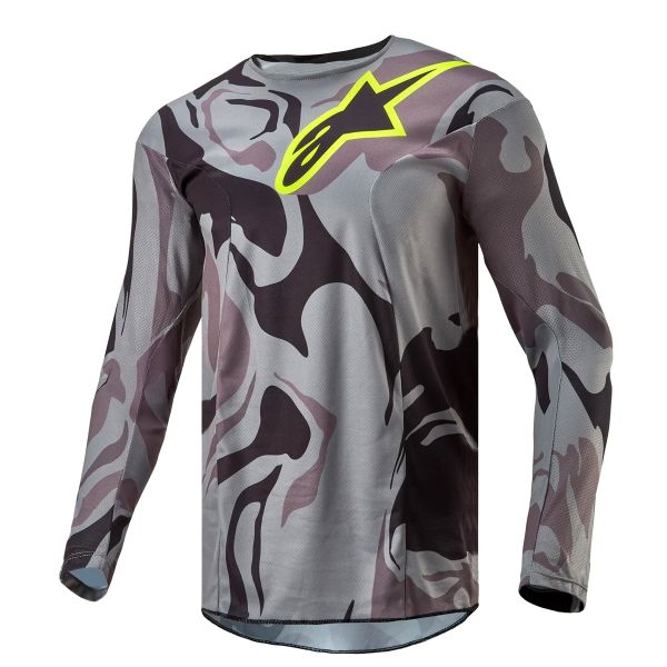 Maglia Cross Alpinestars Racer Tactical Cast Grey Camo Magnet