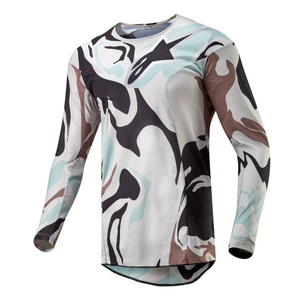 Maglia Cross Alpinestars Racer Tactical Iron Camo Dust Grey