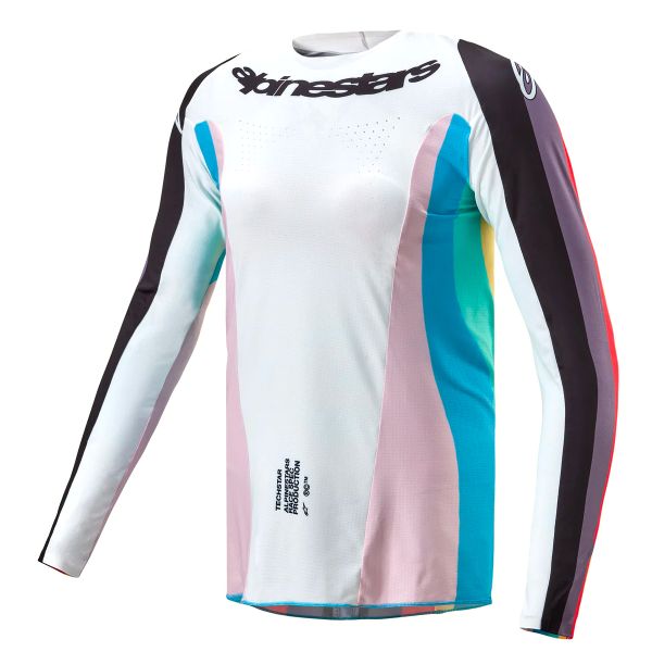 Maglia Cross Alpinestars Stella Techstar Black Multicolor