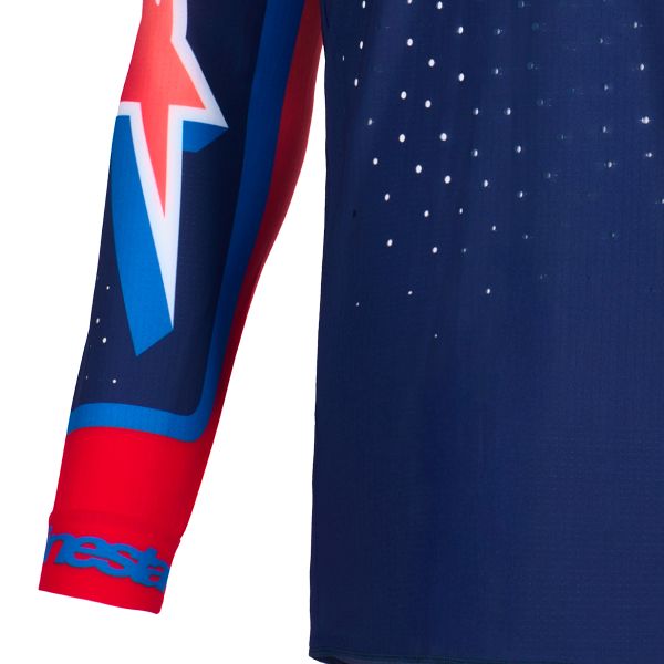 Alpinestars Supertech Vista Jersey Dark Navy Hot Coral Cobalt