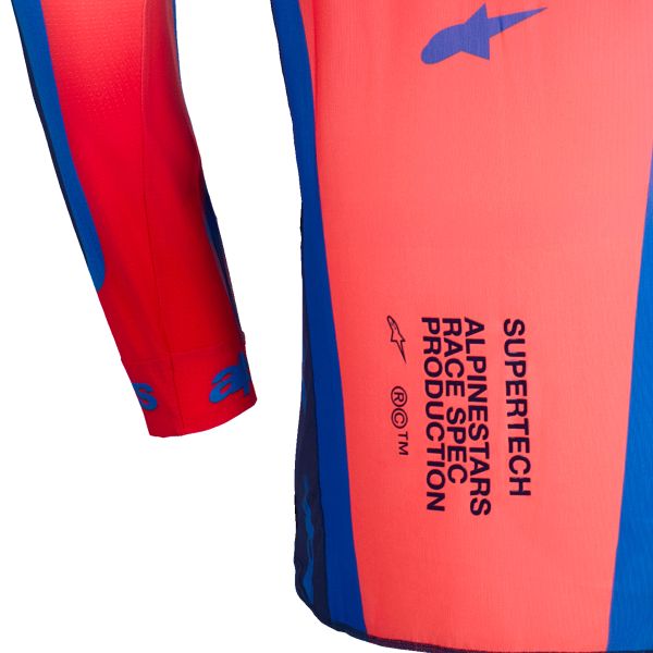 Alpinestars Supertech Vista Jersey Dark Navy Hot Coral Cobalt