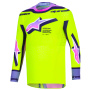 Maglia Cross Alpinestars Supertech Vista Jersey Yellow Purple Black