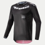 Maglia Cross Alpinestars Reparto Supertech Nero Rosso Bacca