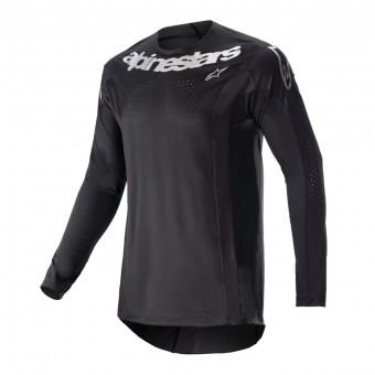 Maglia Cross Alpinestars Techstar Arch Black Silver