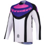 Maglia Cross Alpinestars Techstar Knif Jersey Black Light Gray Purple