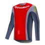 Maglia Cross Alpinestars Techstar Melt Bright Red Gray