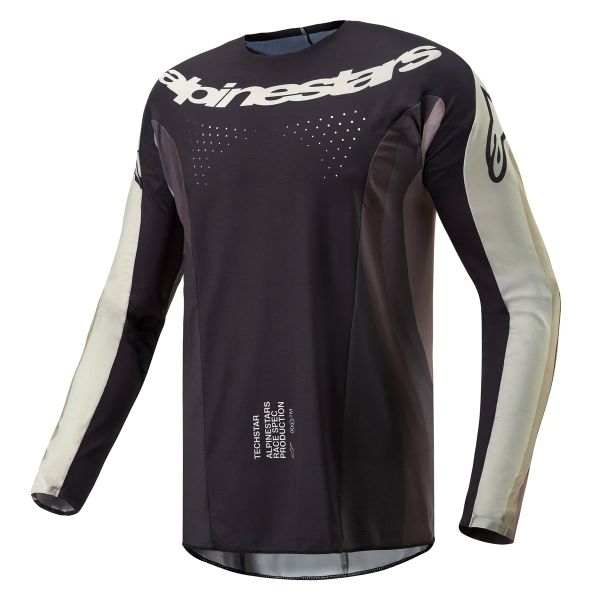 Maglia Cross Alpinestars Techstar Pneuma Dark Sand Iron Dust Grey