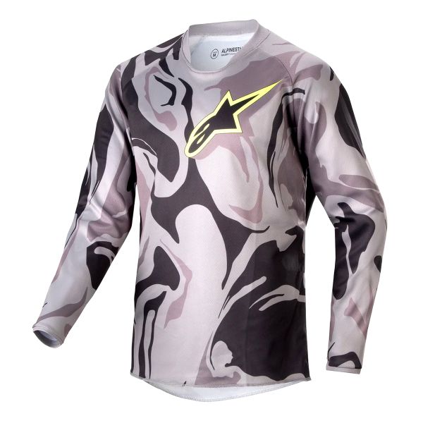 Maglia Cross Alpinestars Youth Racer Tactical Cast Grey Camo Magnet
