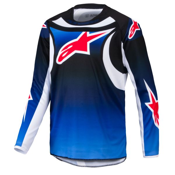 Maglia Cross Alpinestars Youth Racer Wurx Blue Black