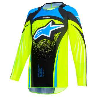 Maglia Cross Alpinestars Youth Supertech Nomur Jersey Dk Navy Yllw FL Ucla Blue