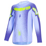 Maglia Cross Alpinestars Youth Supertech Scenz Jersey Purple Yellow Fluo