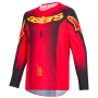 Maglia Cross Alpinestars Youth Supertech Scenz Jersey Red Black Yellow