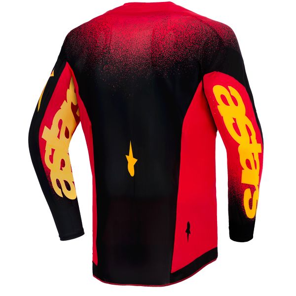 Alpinestars Youth Supertech Scenz Jersey Red Black Yellow