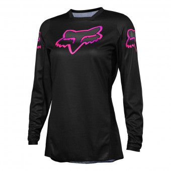 Maglia Cross FOX 180 Balckout Jersey Black Pink Woman
