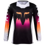 Maglia Cross FOX 180 Flora Black Pink Kid