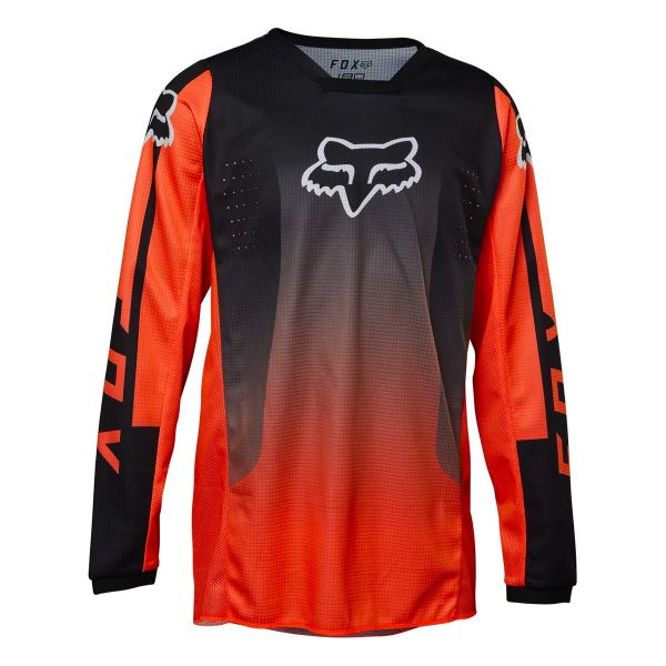 Maglia Cross FOX 180 Leed Flo Orange Bambino